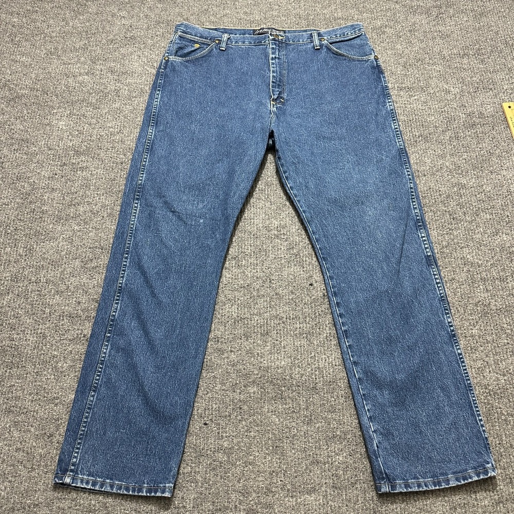 Wrangler George Strait Cowboy Cut Jeans Mens 40x30 Blue‎ Denim Western Fit
